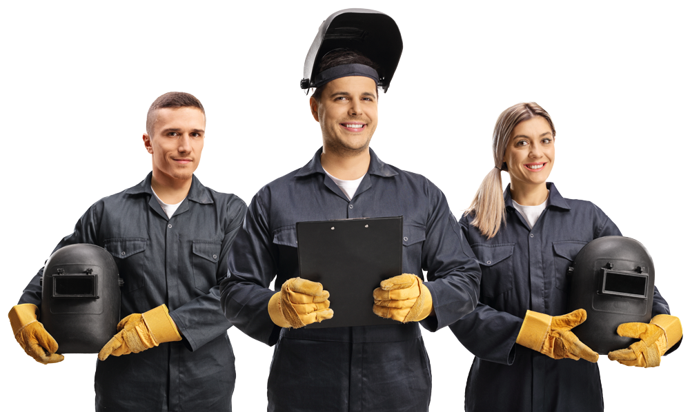 group of welders